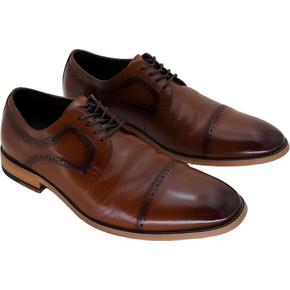 Stacy Adams Dickinson Cap Toe Oxford Shoe Cognac US 11 EU 43 main image 5